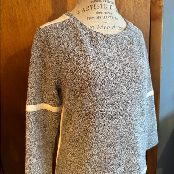 Women's Gray Public School New York Knit Knee Length Sheath Style Dress sz L - Picture 13 of 15